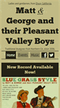 Mobile Screenshot of pleasantvalleyboys.com